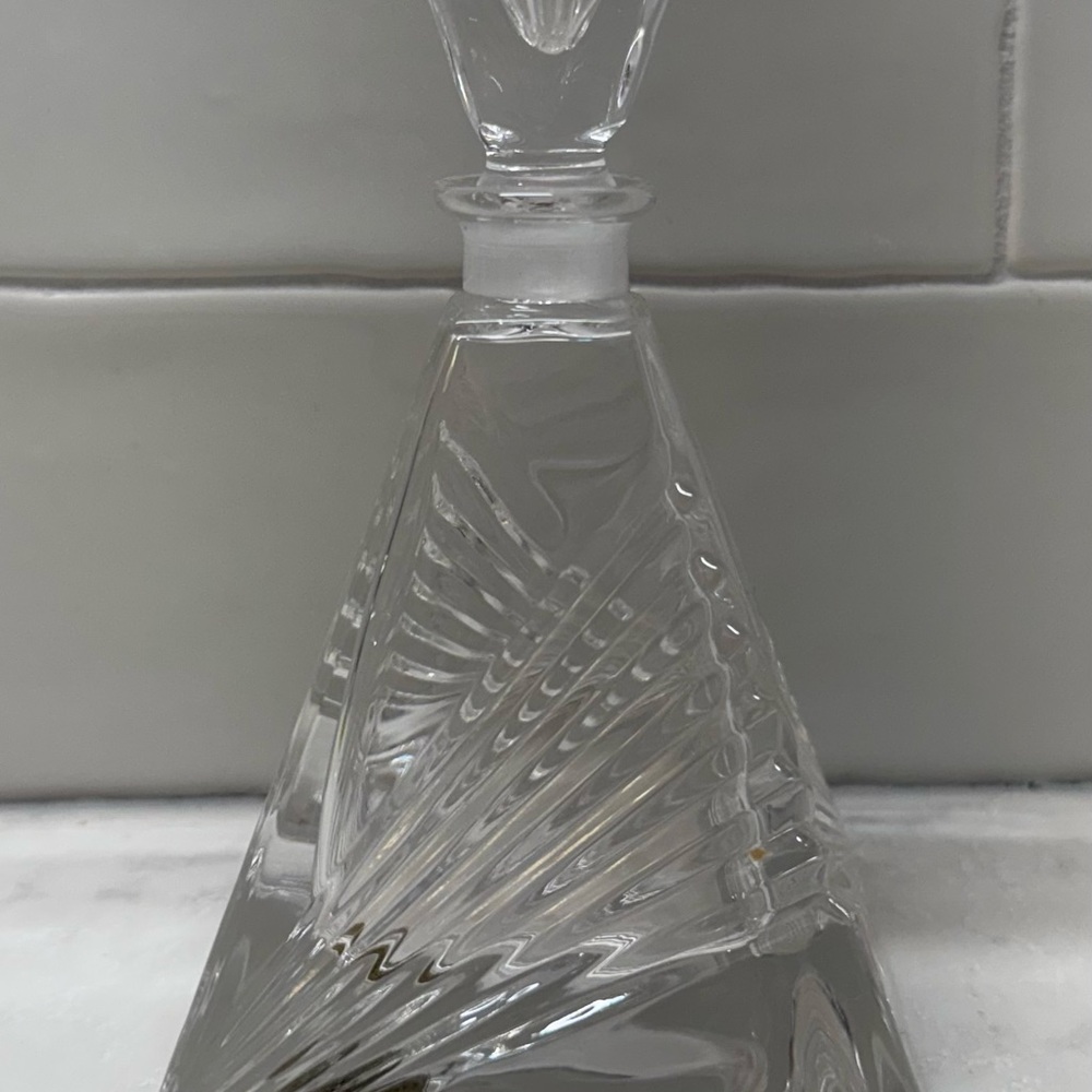 Vtg Art Deco Perfume Bottle